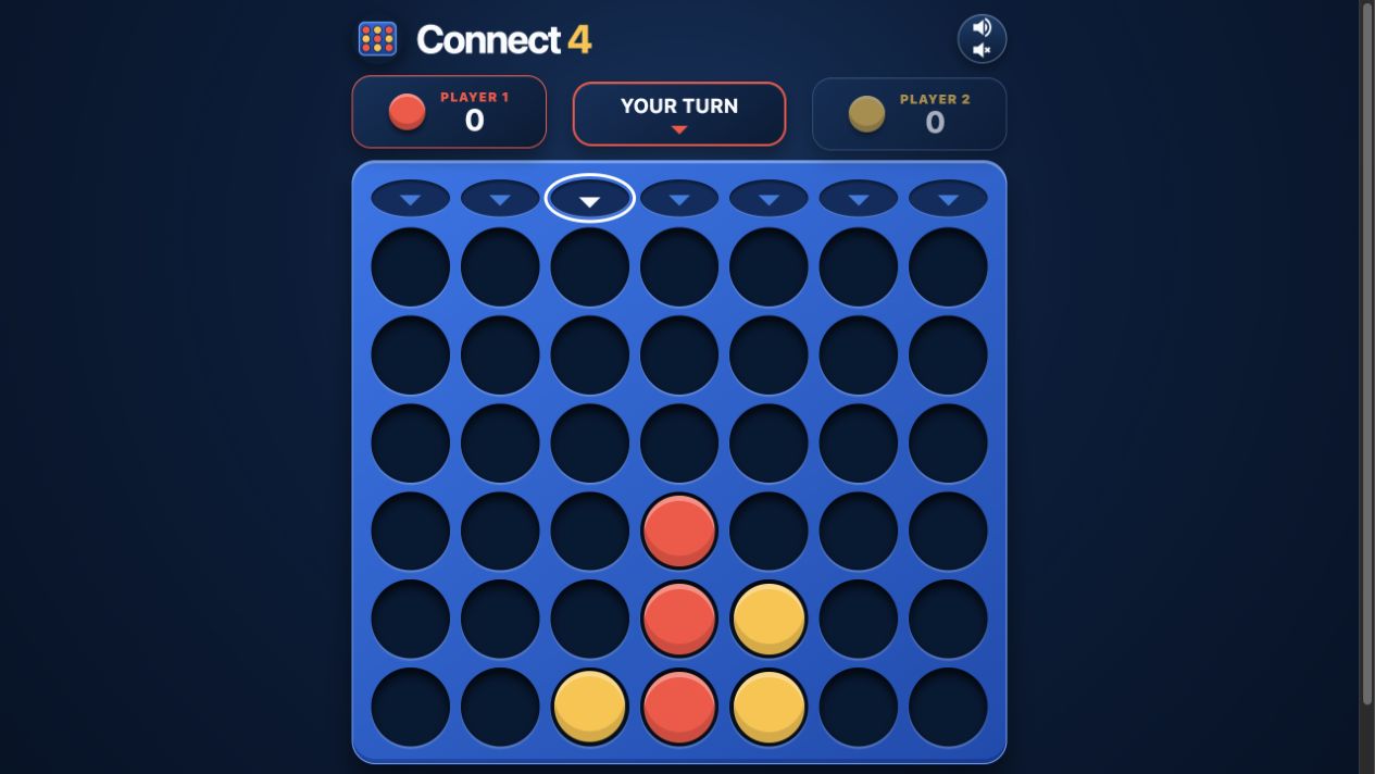 Connect 4 title screen