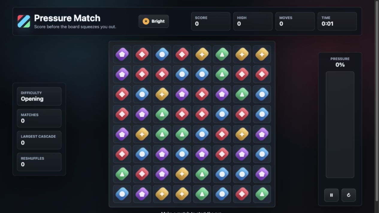 PressureMatch game preview